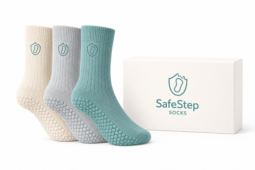SafeStep™ Fall Prevention Grip Socks (3 Pack)