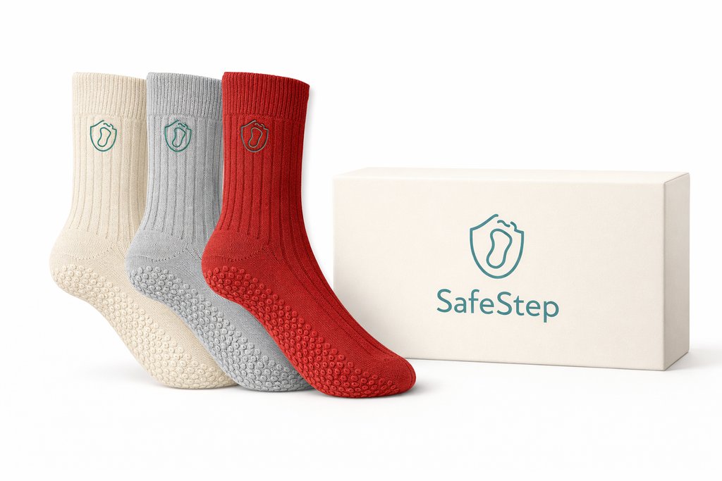 SafeStep™ Fall Prevention Grip Socks (3 Pack)